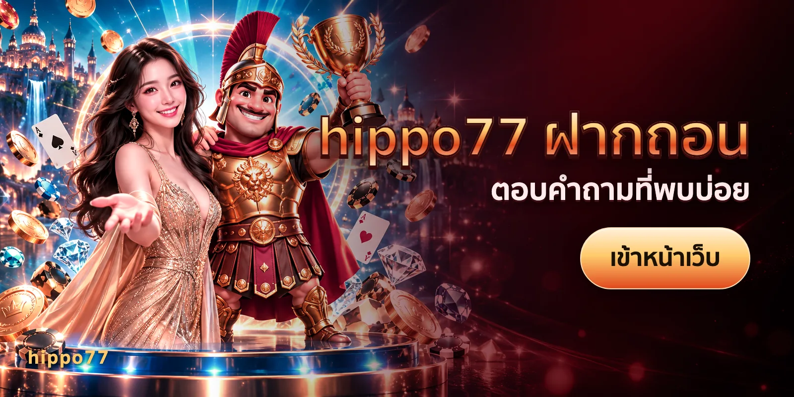 ภาพประกอบบทความ hippo77 ฝากถอน — ตอบคำถามที่พบบ่อย